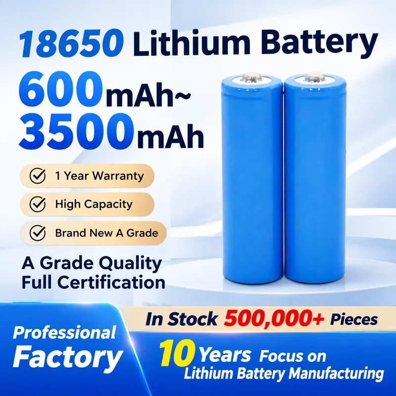 20PCS 18650 Lithium Battery Ternary Power Solar Energy Storage Battery Wholesale