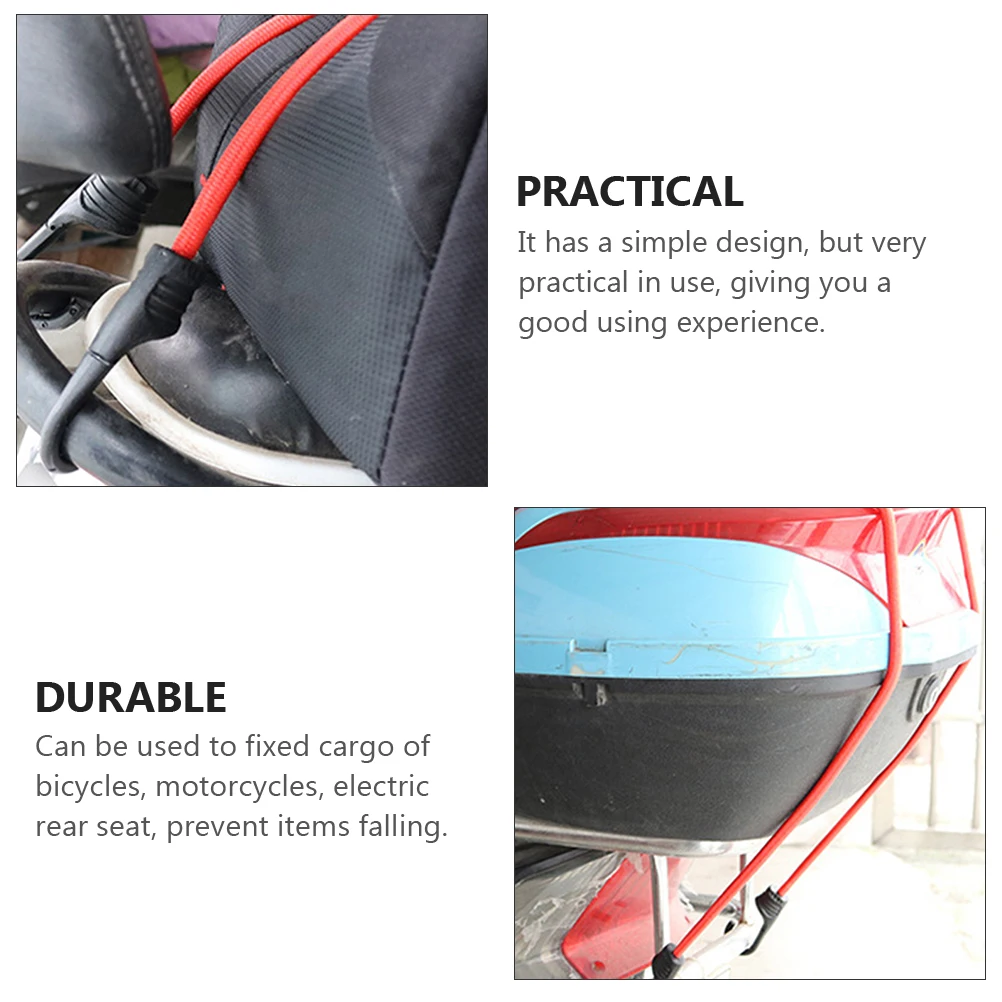

Cargo Binding Strap Elastic Hook Rope Luggage Tensioner Tighten The Belt Bicycle Trunk Straps Hooks Bungee Cords