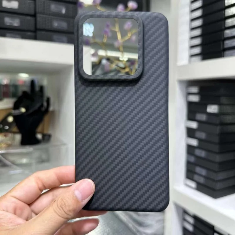 Carbon Fiber Case for Xiaomi 14 Pro Xiaomi 14 Case Aramid Fiber Case Mobile Phone Protective Cover Shell Phone Accessories
