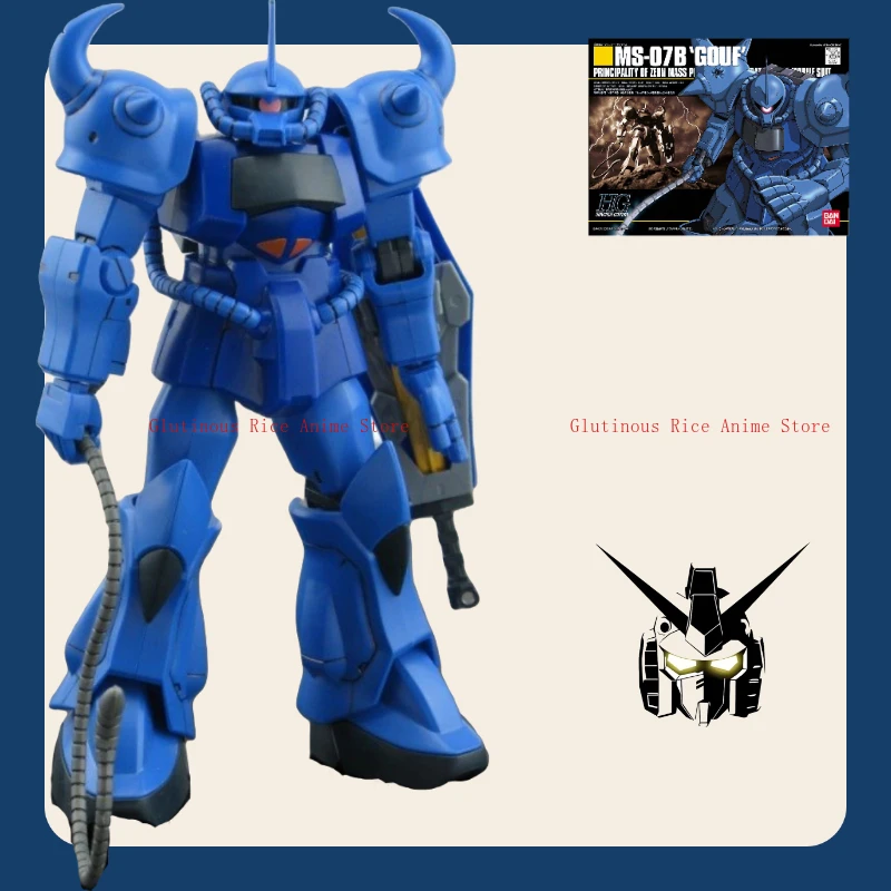 

В наличии Bandai HGUC 1:144 009 MS-07B Gouf Gundam, собранная модель игрушки, орнамент, подарок на день рождения, оригинальные коллекционные предметы, новинка
