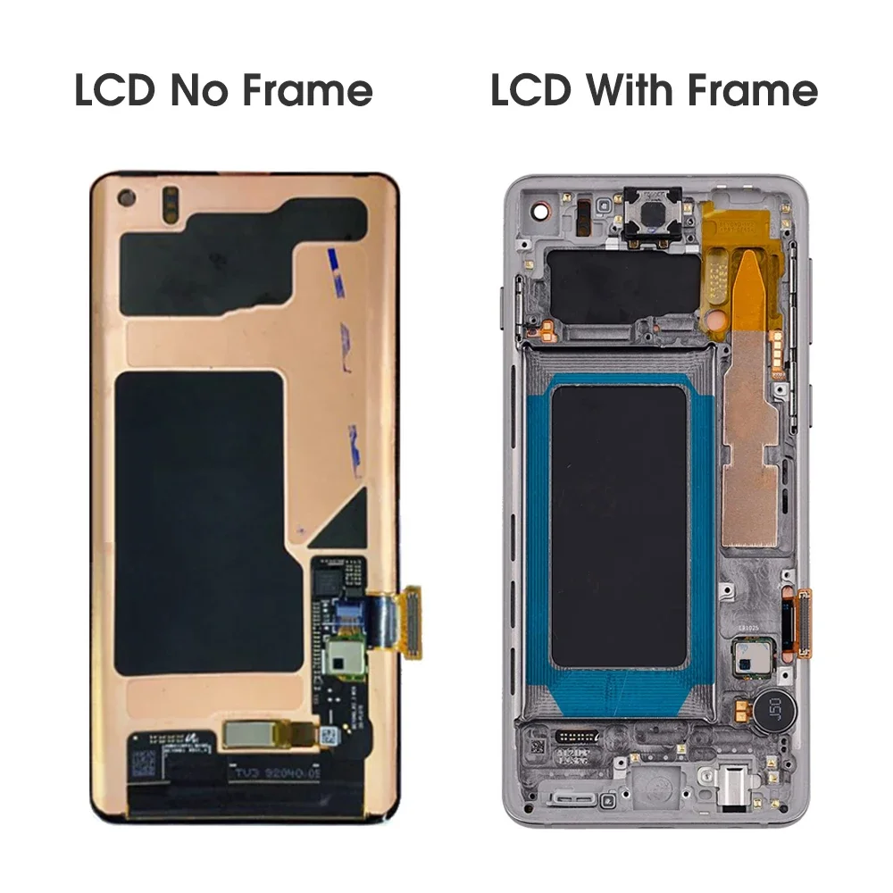 Imagem -02 - Samsung S10 Lcd Display Touch Screen Digitizer Assembly Substituição 6.1 G973f G973u G973w G973n Scv41 G973c