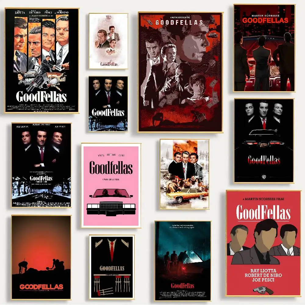 Film Goodfellas Poster Papier Schlafzimmer Eingang Restaurant Café Kunst Gemälde