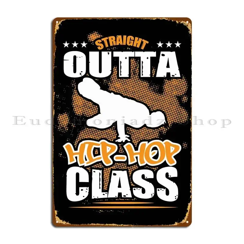 

Прямой хип-хоп класс идеальный подарок хип-хоп металлическая табличка украшение живопись печатная гаражная пещера жестяная вывеска плакат