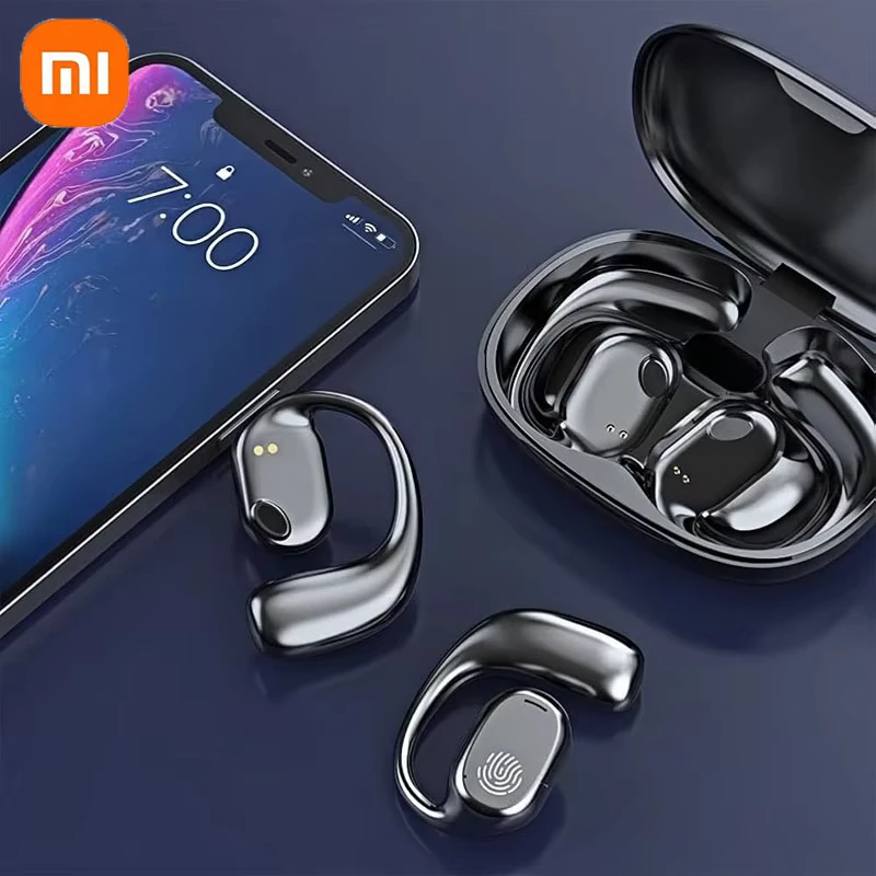 Redmi بلوتوث 5.3 الأذن هوك سماعات TWS سماعات لاسلكية LED سماعات مقاومة للماء HiFi ستيريو الحد من الضوضاء سماعات الأذن #4