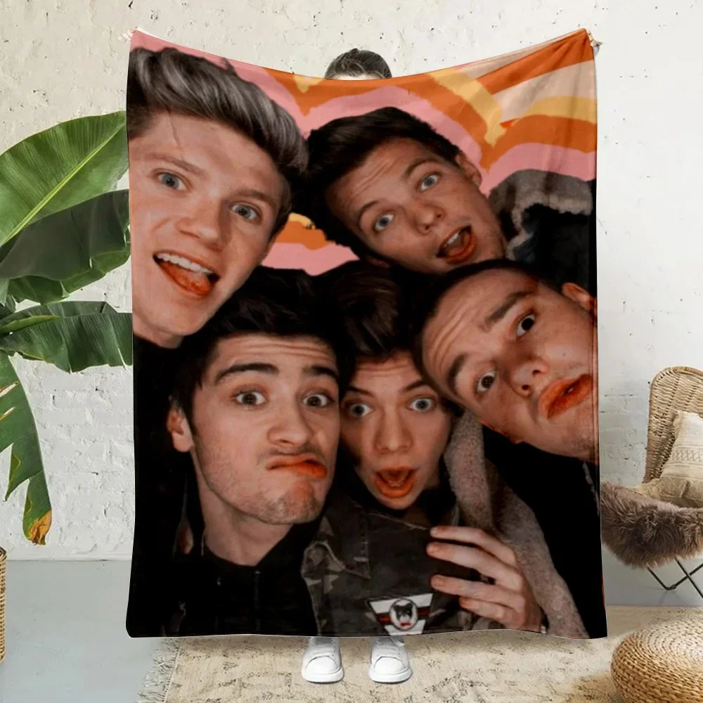 

Плед с принтом One Direction Rock, мягкий, теплый, удобный для дома, путешествий, пикников, подарков на день рождения