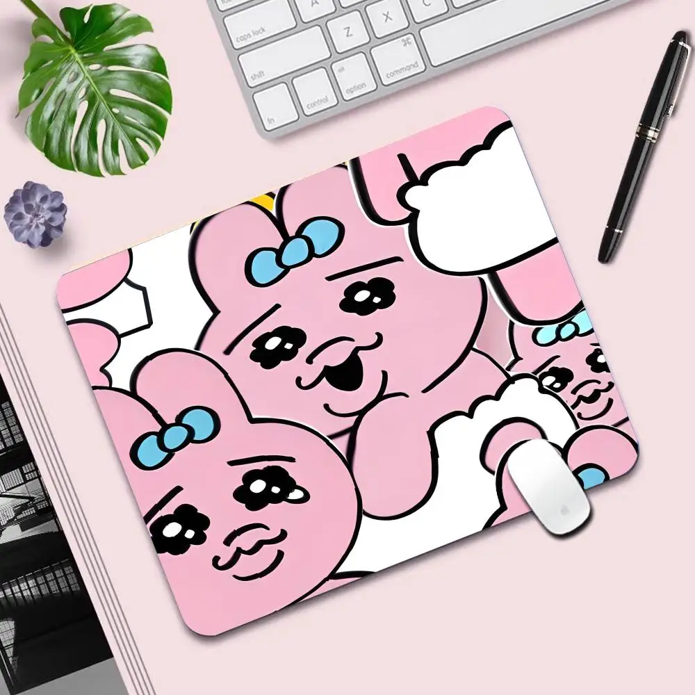Kawaii O-Opanchu Usagi Mouse Pad 45x40 Anti-slip Desk Mat Office Desk Accessories Rug Mouse Mat Gaming Set Up Mousepad