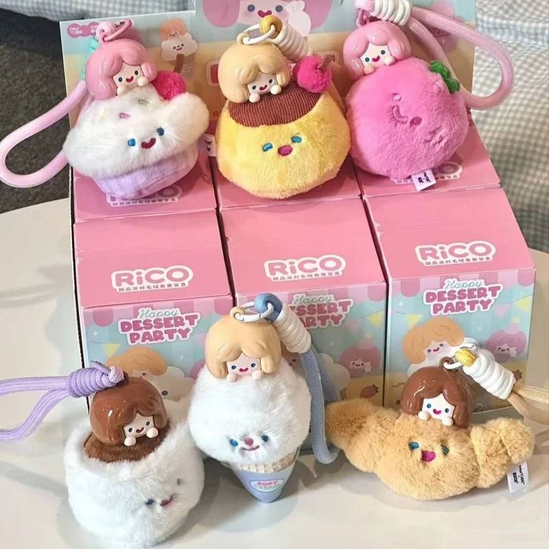 

Original Rico Happy Dessert Party Series Plush Blind Box Aromatherapy Pendant Room/Car Decoration Birthday Gift Graduation Gift