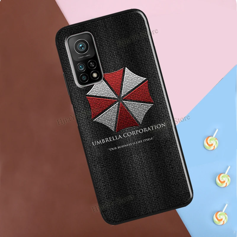 Umbrella Corporation Case For POCO F3 F2 M3 M4 X3 GT X4 Pro Cover For Xiaomi Mi 11 Lite Ultra Mi 10T 11T 12 Pro view 6