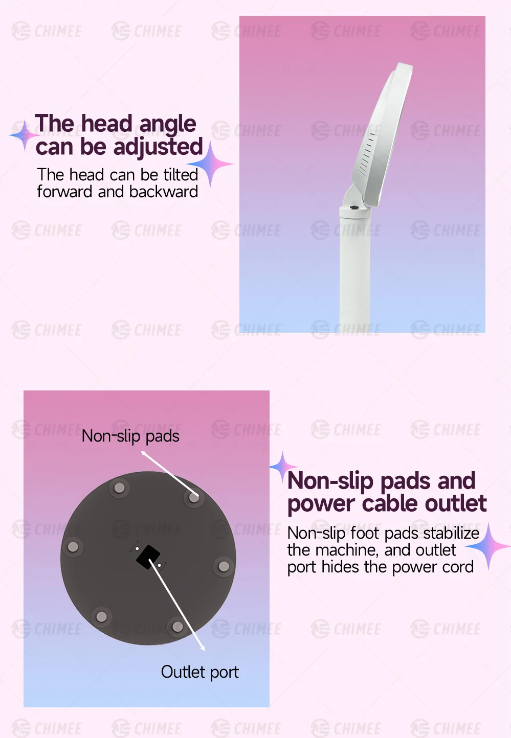 New Arrival Chimee Photo Booth Machine Round IPad Photobooth Shell Aluminum Light Weight with Cooling Fan