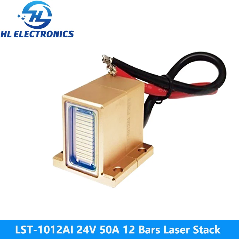 

LST-1012AI 24V 50A 12Bars 600W 808nm Laser Stack for Hair Removal