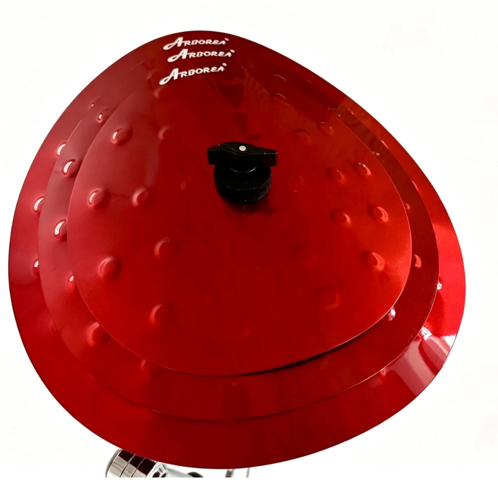 

China Red Alloy Clap Stacks Cymbals Set 11 13 15 inch