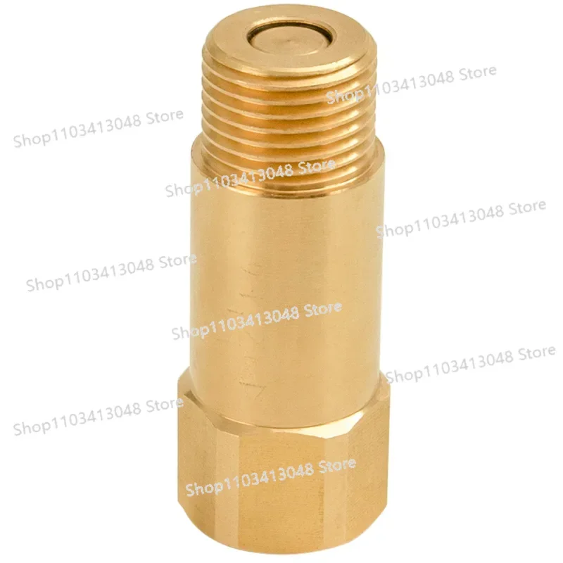 

1PC Brass Antifreeze Valve 1/2" Water Piping Straight-through Type Frost Valve Anti-icing Valve Water Pipe Connector
