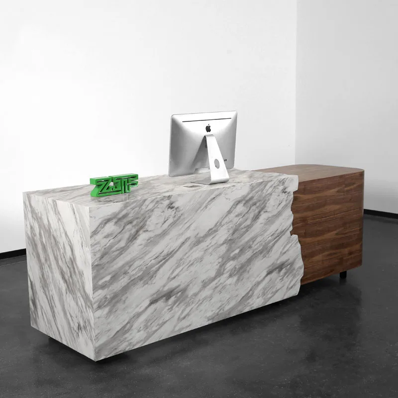 

Modern Counter Reception Desk Front Cashier Store Console Reception Desk Mobile Recepcion Salon De Belleza Bar Furniture