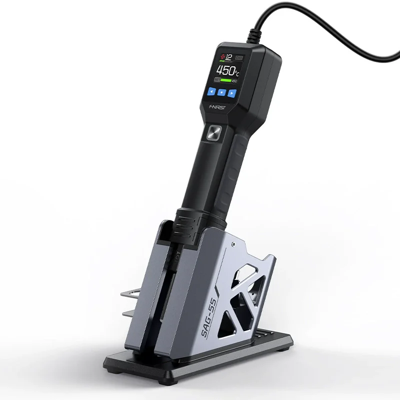 

SAG-55 Micro Hot Air Gun 550W with Stand BGA Rework LCD Digital Hair Dryer Soldering Heat Gun for Welding Repair Tools
