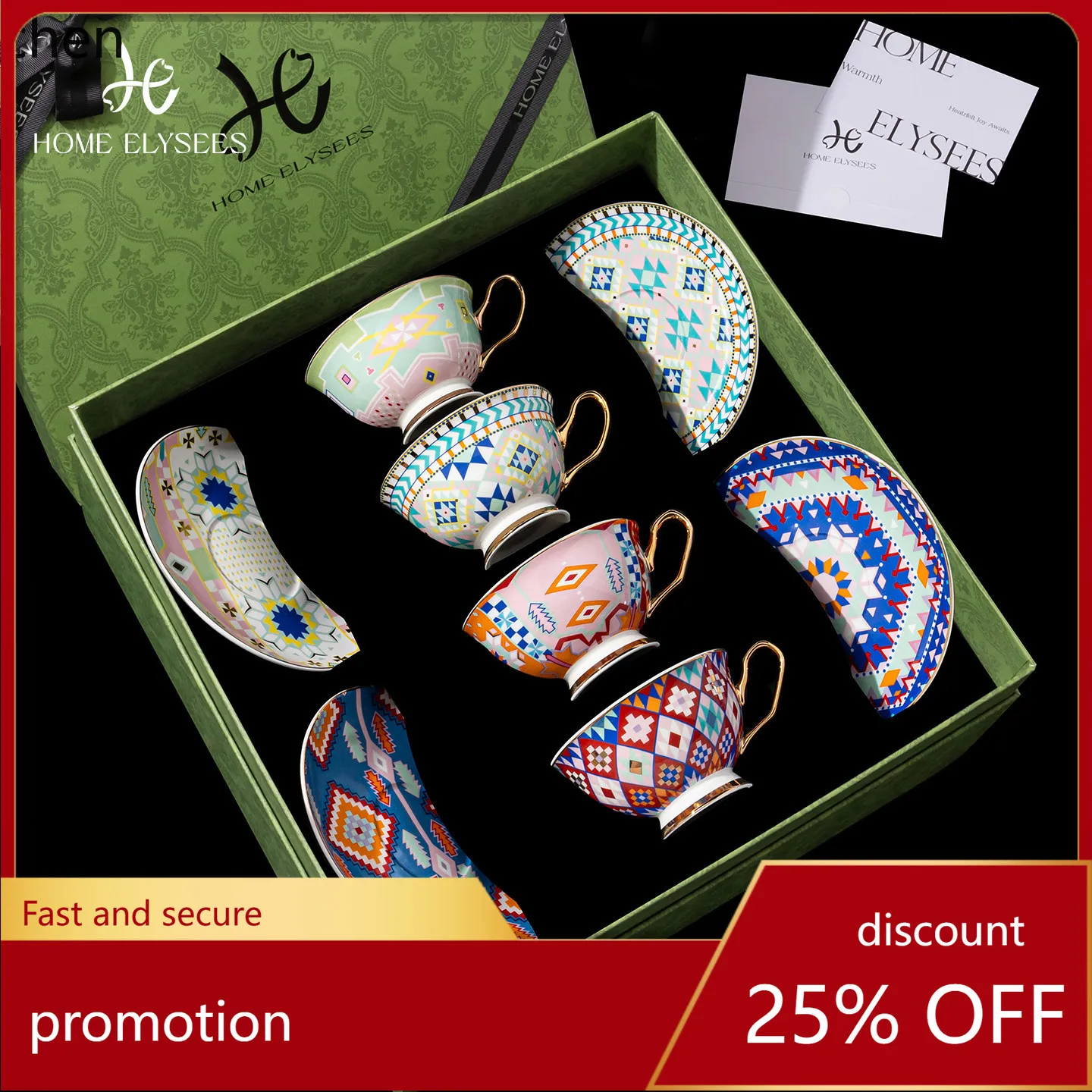 

Hxl coffee cup gift box afternoon tea set gift