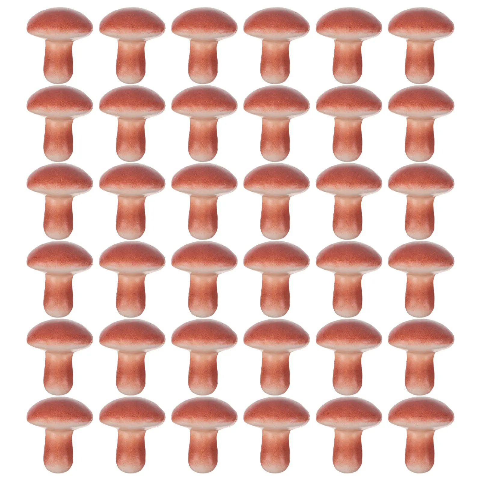 50Pcs Mini Foam Mushrooms Realistic Simulation Micro Landscape Decor for Plant Pots DIY Home Photography Prop Fake Vegetable