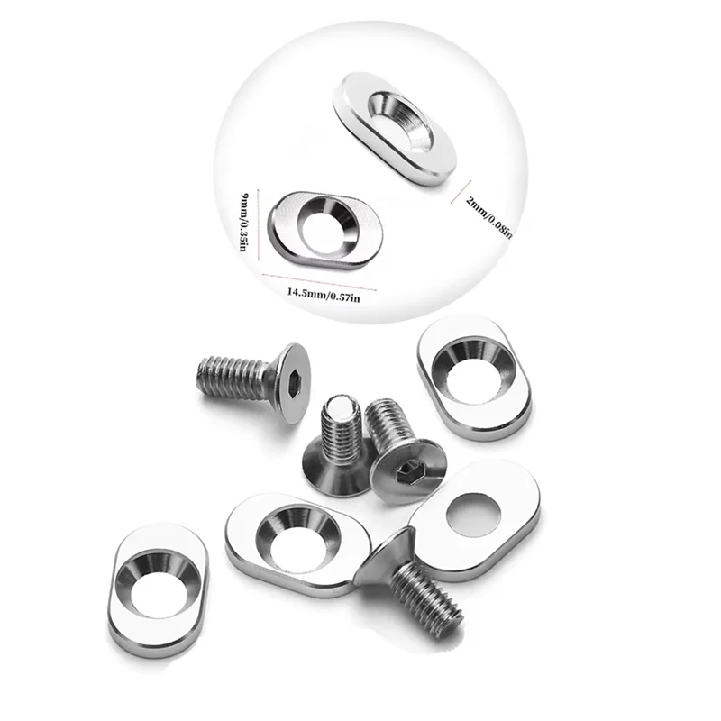 A45F-4PCS Componente di rinforzo del sedile motore fisso per TRAXXAS 1/8 4WD SLEDGE Kit di parti di aggiornamento in metallo Accessori auto RC