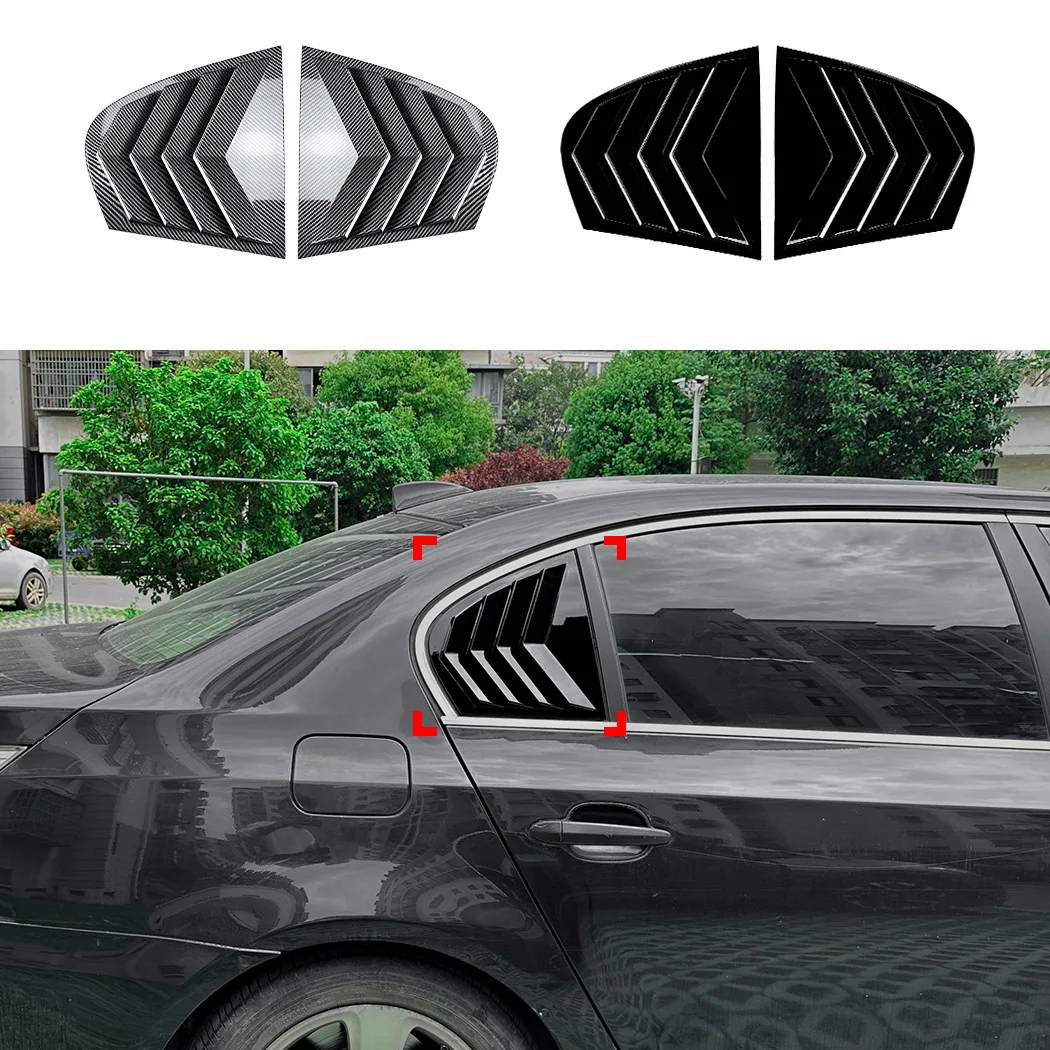 Für BMW 5er E60 2004-2010 Heckscheiben-Jalousie Außen-Aufkleber Modifiziertes Zubehör