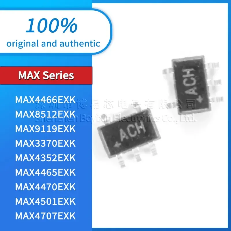 

Original genuine MAX4466EXK MAX8512EXK MAX9119EXK MAX3370EXK MAX4352EXK MAX4465EXK MAX4470EXK MAX4501EXK MAX4707EXK SC-70-5