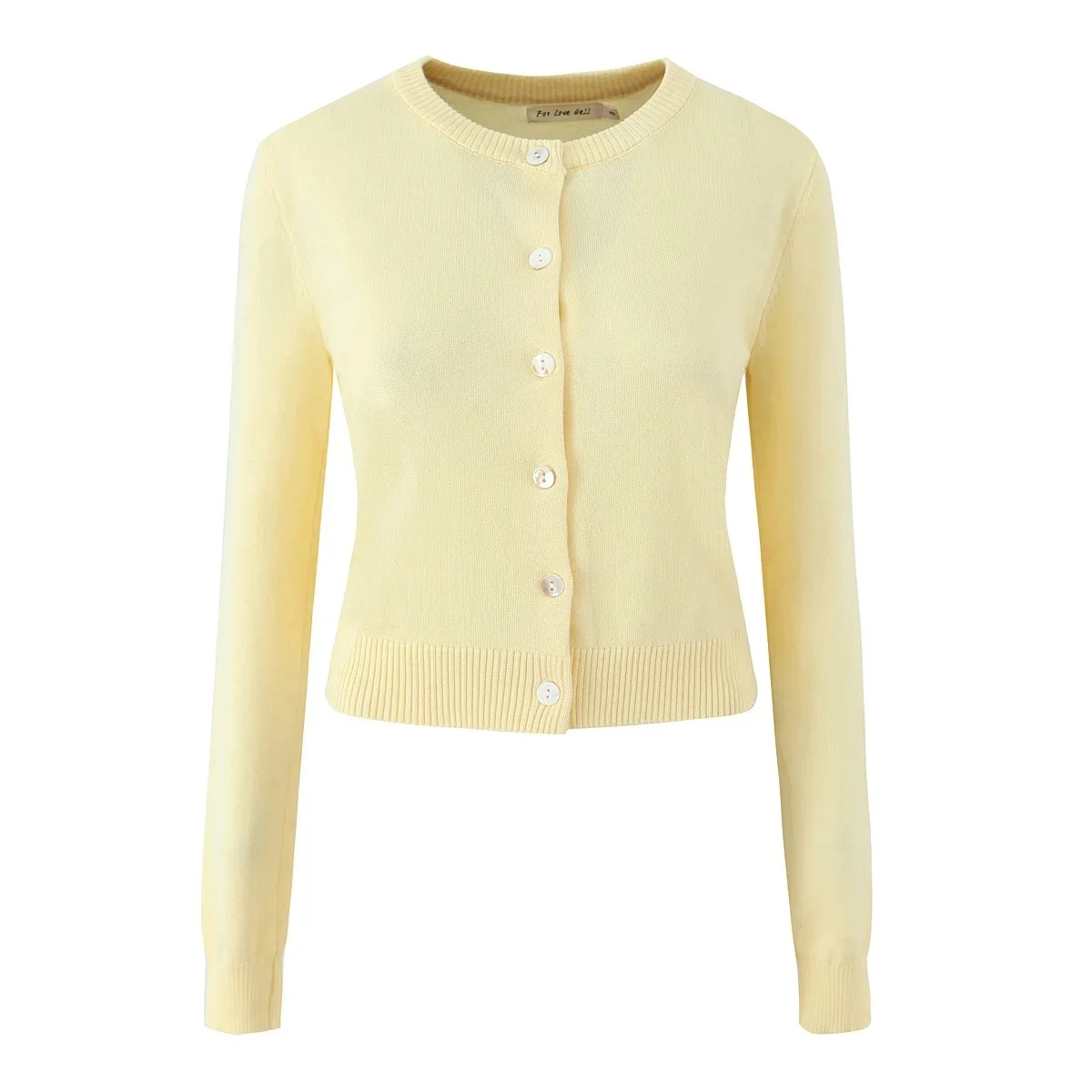 

High Quality French Lazy Sweater Cardigan Coat Women Korean Fashion Casual Long Sleeve Knitted Top Knitwear Outerwear Pull Femme