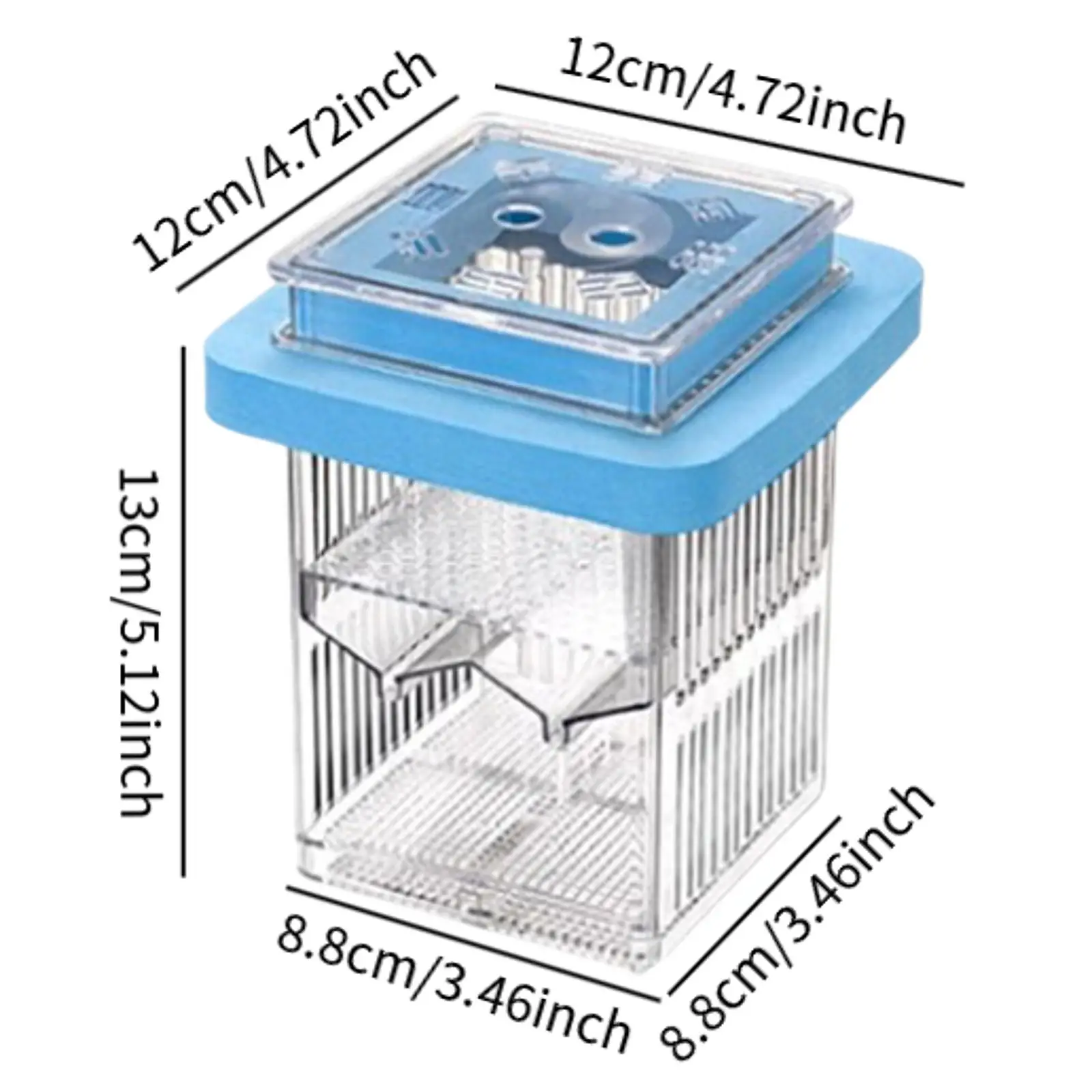 Mother Fish Incubator Fish Tank Divider Clear Frame Detachable Isolation Case Fishtank Breeder for Growing Baby Fish Home Use - Image 6