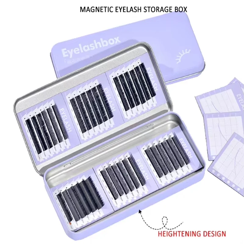 Magnetic Suspension Eyelash Extension Storage Case – Dust-Proof Magnetic Pad for Lash Protection and Extension Tool