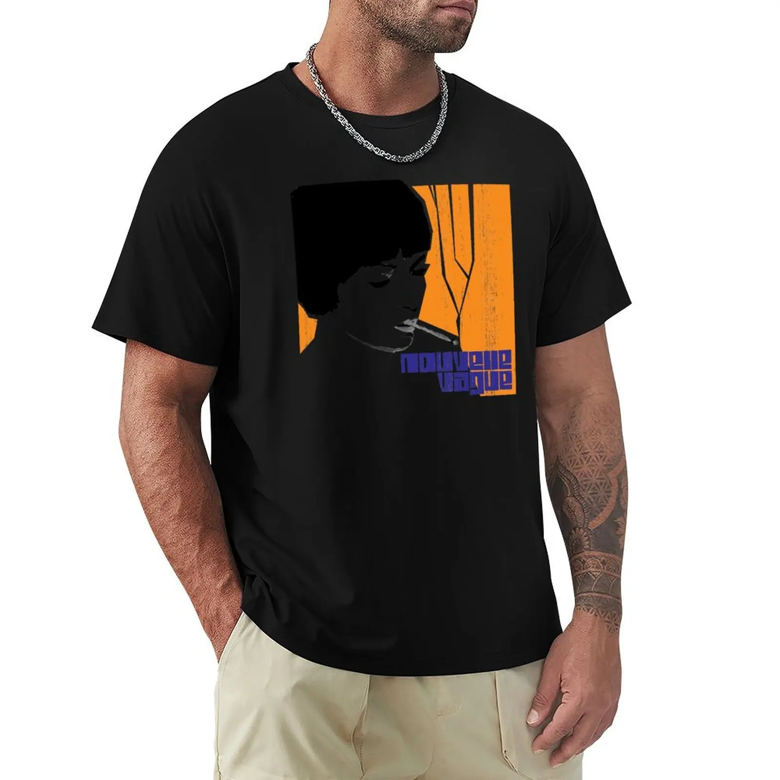 

Nouvelle Vague T-Shirt oversized t shirt Short sleeve tee for a boy mens designer t shirt