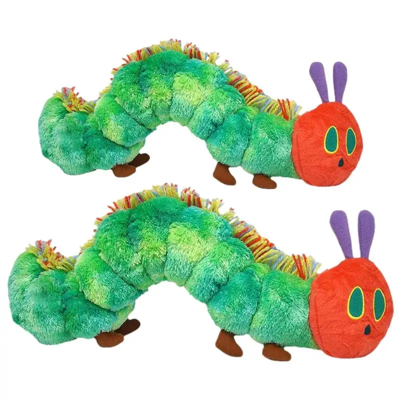 40cm Creative catoon caterpillar plush toy doll soft comfy insect pillow cotton worm bug model sofa car cushion kid gift