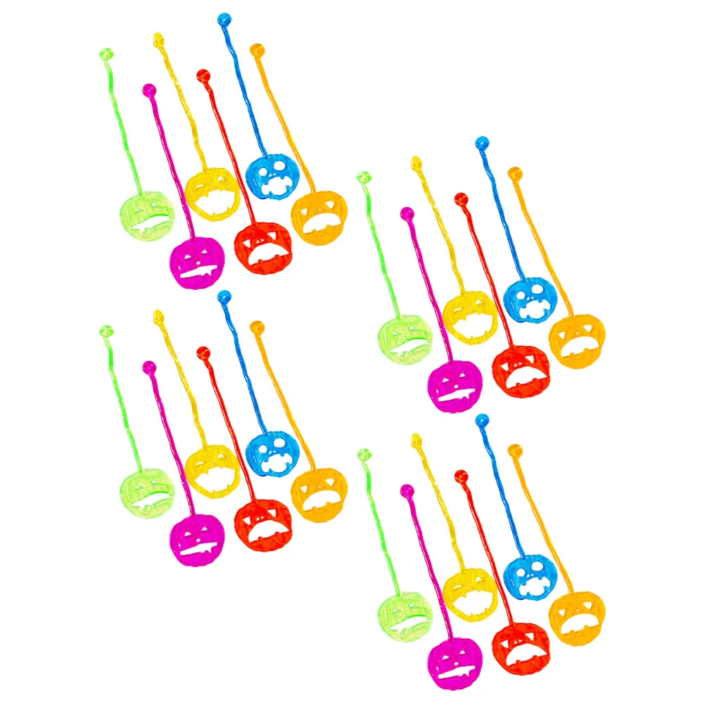 

50 шт. Хэллоуин Детский мягкий клей декомпрессионная эластичная Тыква липкие игрушки 50 шт. (смешанные цвета) тыквы для розыгрыша наполнитель