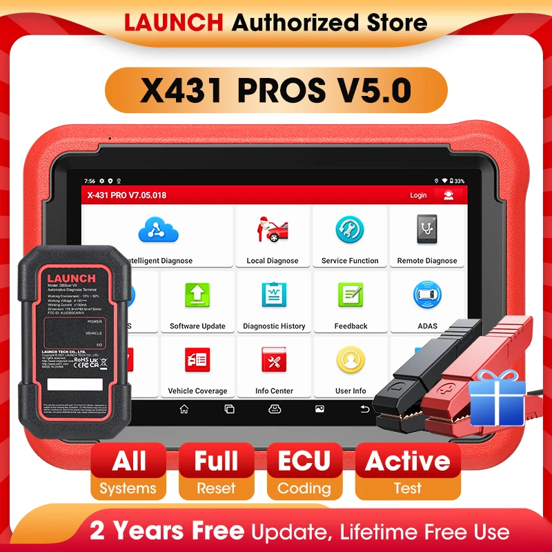 GL LAUNCH X431 PROS V5.0 Car Diagnostic Tool Professional Automotive Scanner Autoscanner Auto Scan OBD 2 Free Shipping X-431 PRO