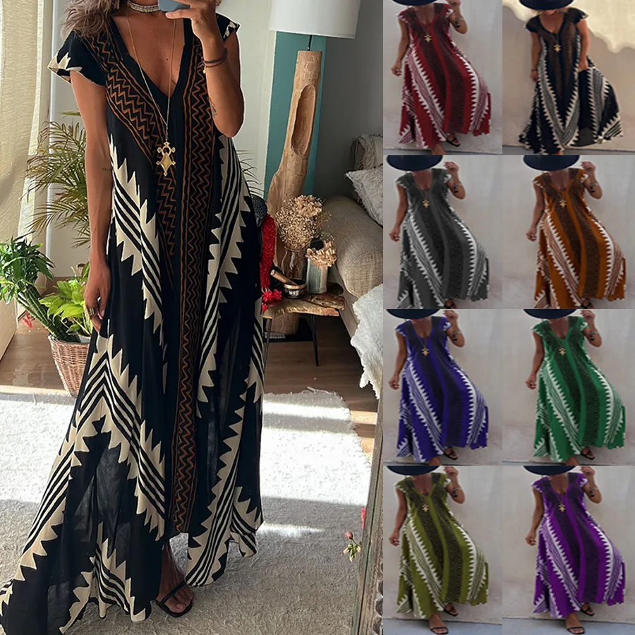 

New Women's Casual Dresses Holiday Loose Oversized Hem Dress for Women