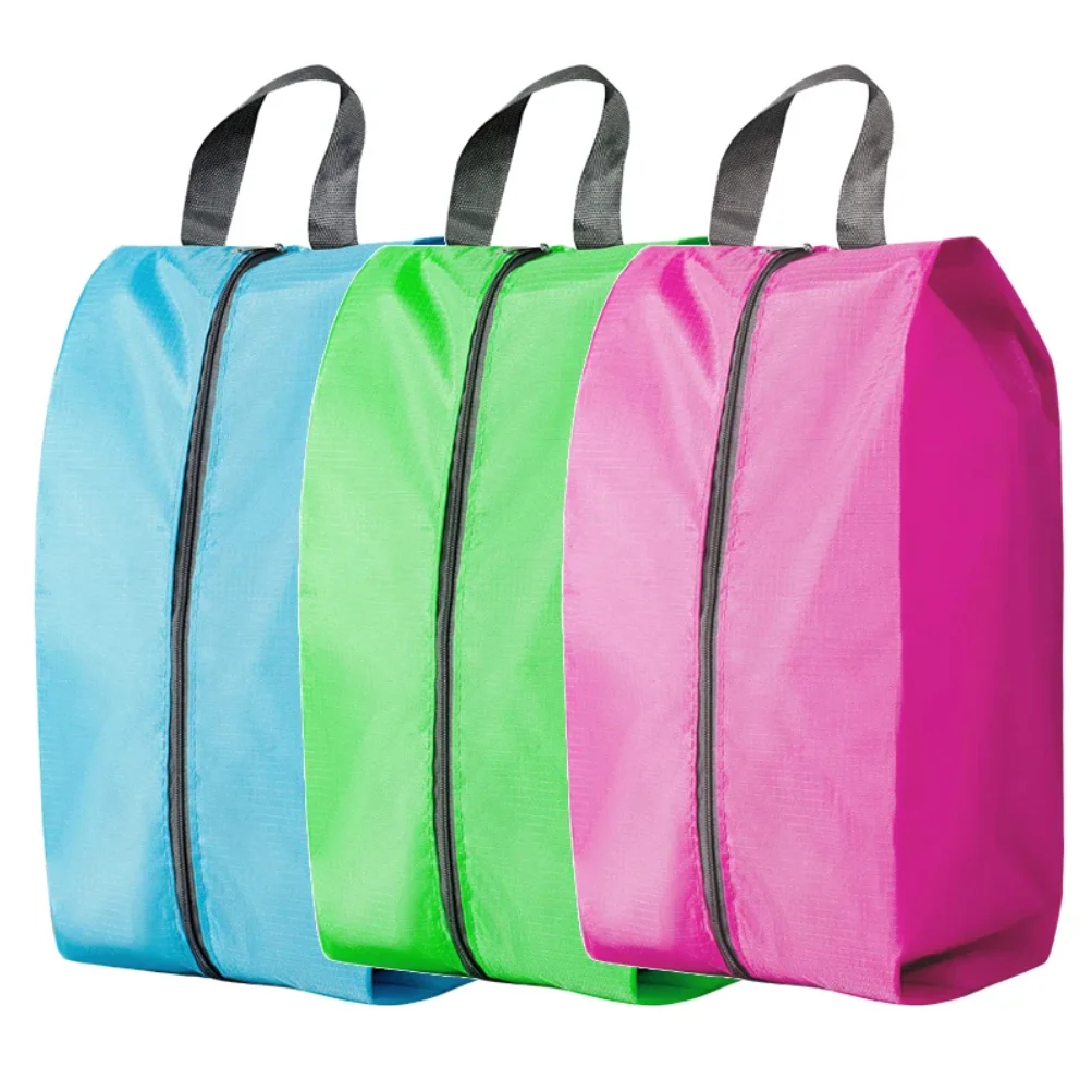 Portable Shoe Storage Bags Travel Shoe Cover Pouch Waterproof Pocket Unisex Zipper Organizer Bag Moistureproof Shoe Storage Pack