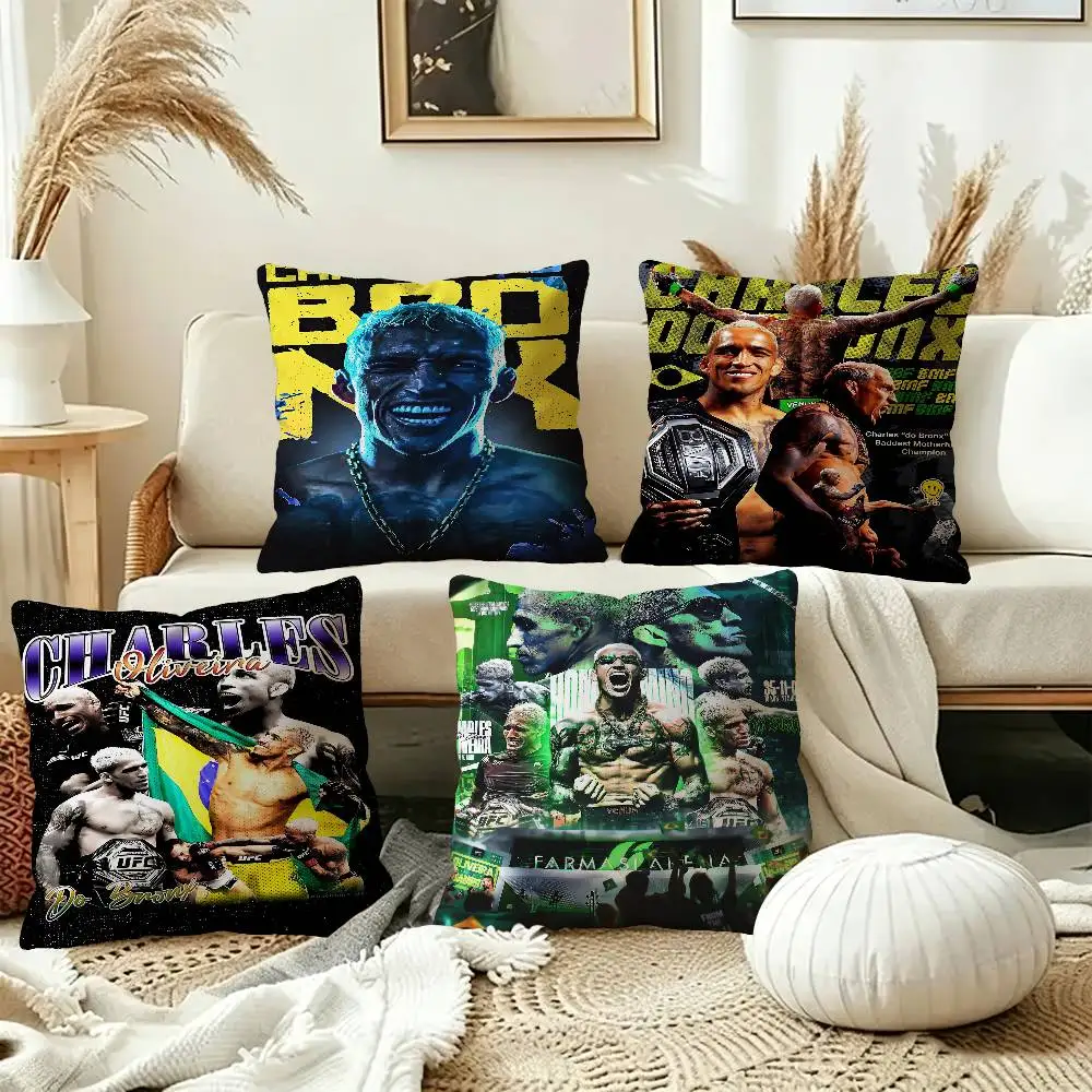 Athlete C-Charles O-Oliveira  Pillow Anime Pillow Sofa Bed Head Pillow Cover Cushion Cover 45x45 cm Fashion