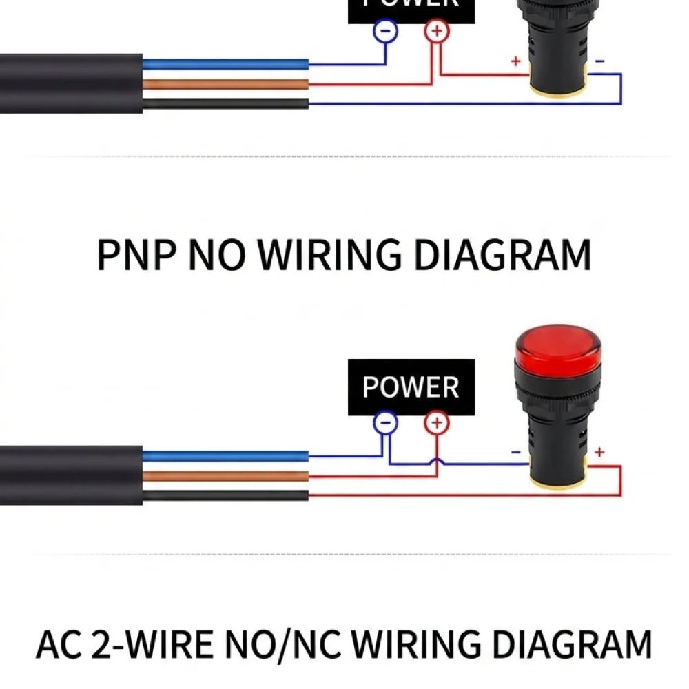 CR18 Capacitive Proximity Switch Sensor 8mm Range IP65 Rated ABS Probe Industrial Automation Control Electrical Unit