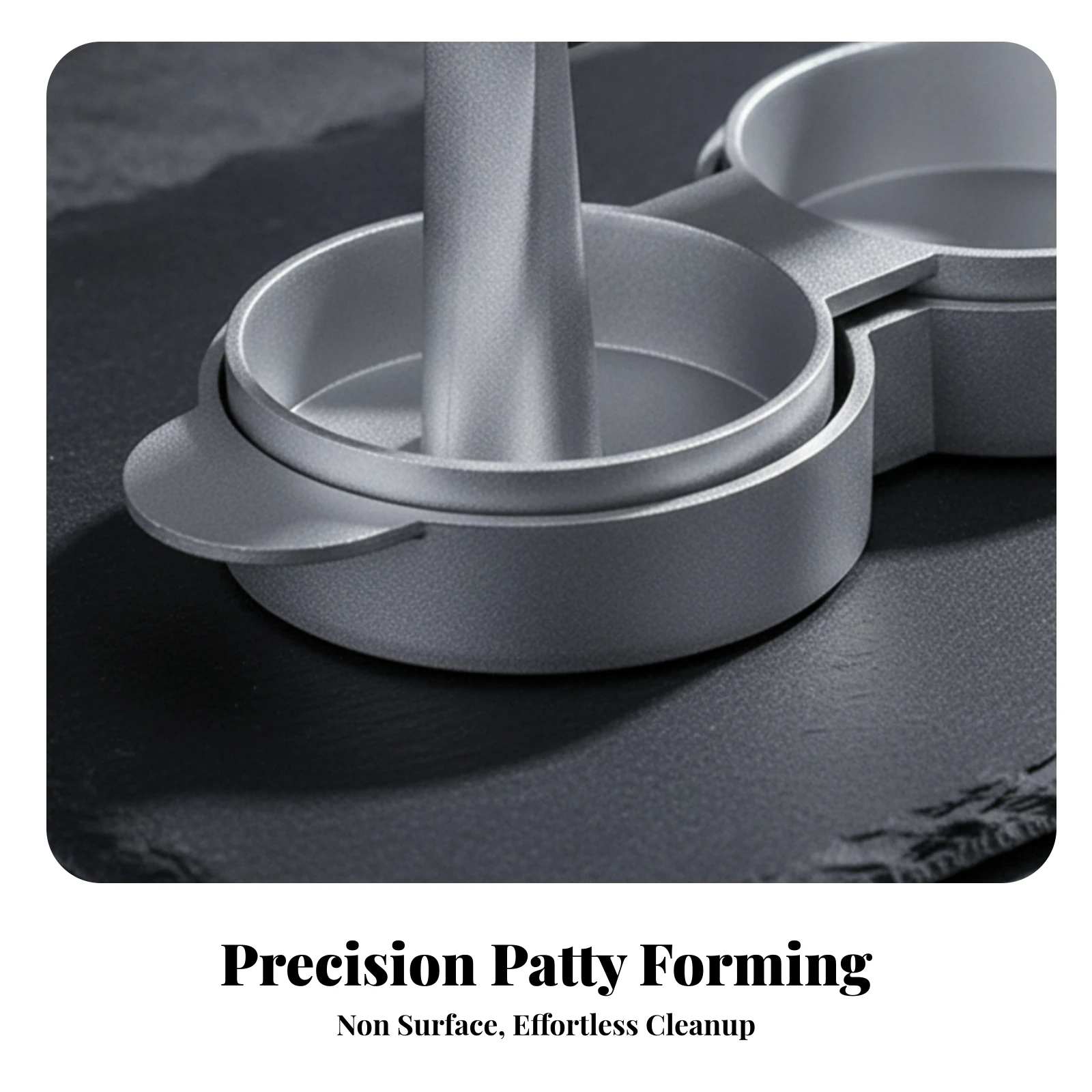 Aluminum Patty Maker Food-Grade Burger Press with Handle Molde Para Hamburguesas Con Mango Ergonomic Cookware Alimentario