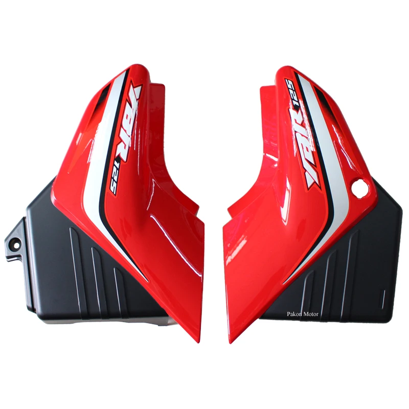 Motorcycle Battery & Tool Side Panels for Yamaha Jianshe YBR125 YBR 125cc Right Left Plastic Body Side Covers Red Blue Black