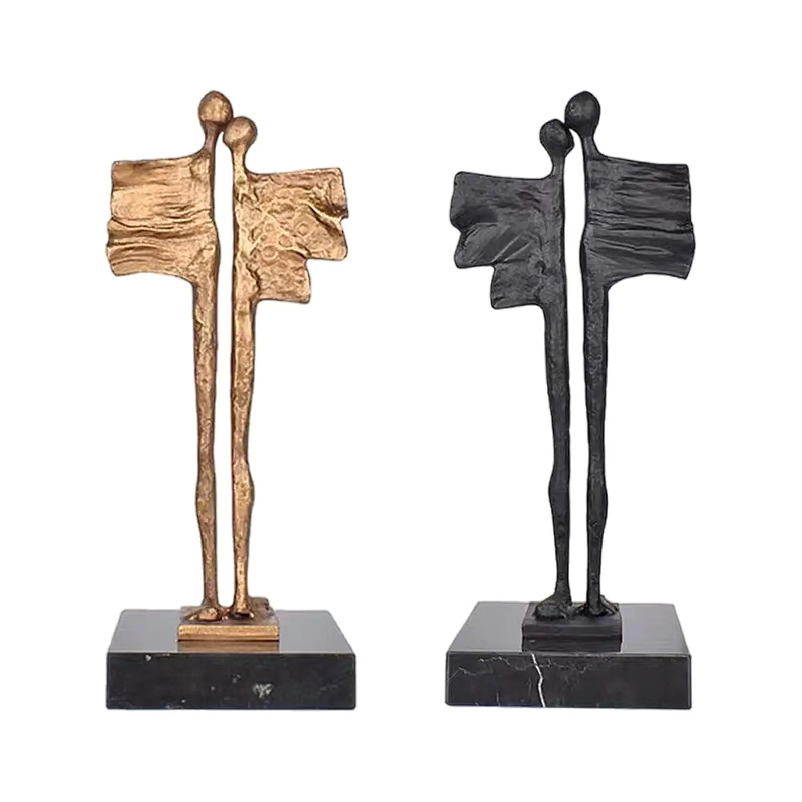 

Abstract Couple Statue Collection Lover Sculpture for Desk Living Room Decor