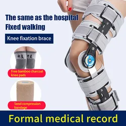 FOB price knee orthosis adjustable knee brace with hinge /leg  rehabilitation equipment hinged knee brace physiotherapy