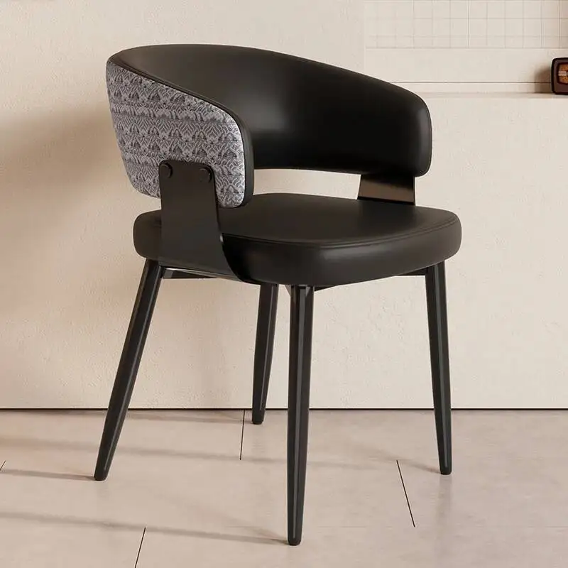 

Modern Chair Accent Minimalist Dining Simple Small Home Relax Kitchen Cafe Chairs Patio Leisure Designer Backrest Home Furniture