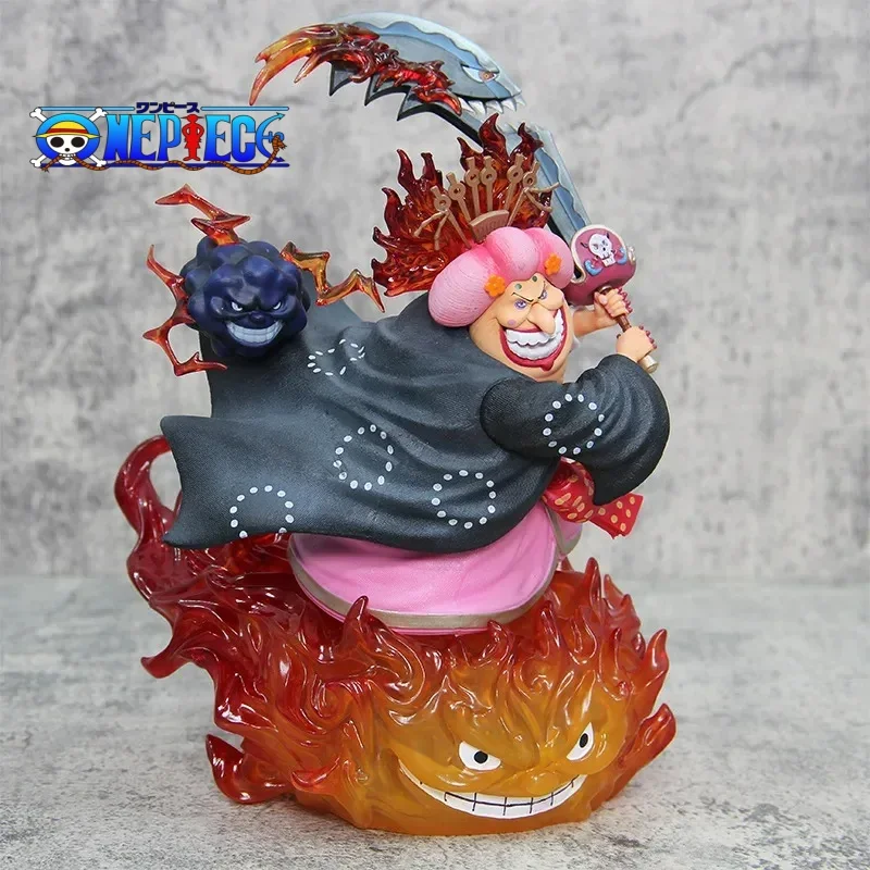 

Anime Charlotte Linlin One Piece Figures Four Emperors Linlin Soul-Soul Fruit Action Figures Totto Land Queen Pvc Model Toys