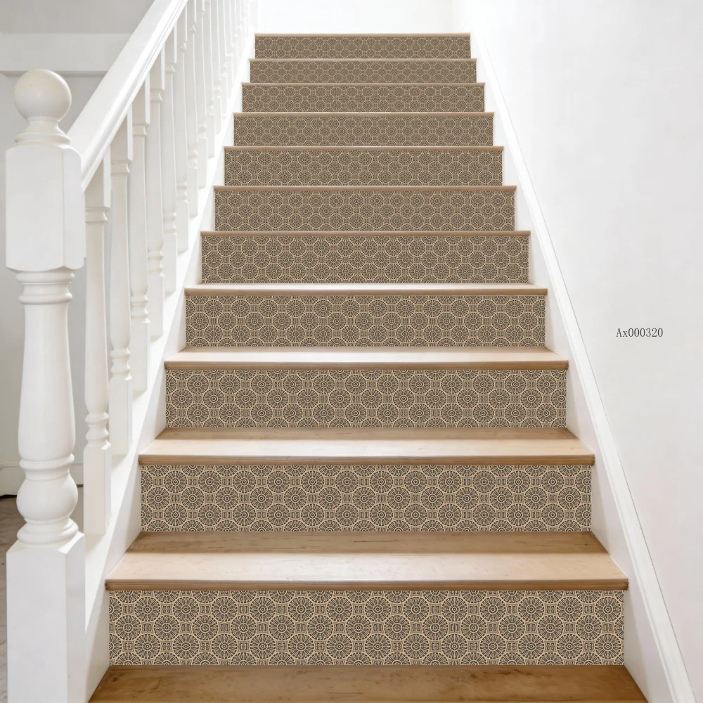 Minimalist Dot Pattern Stair Sticker 100x18cm Self-Adhesive Step Mat Decorative Protector Home Stairs & Steps Aesthetics Decor