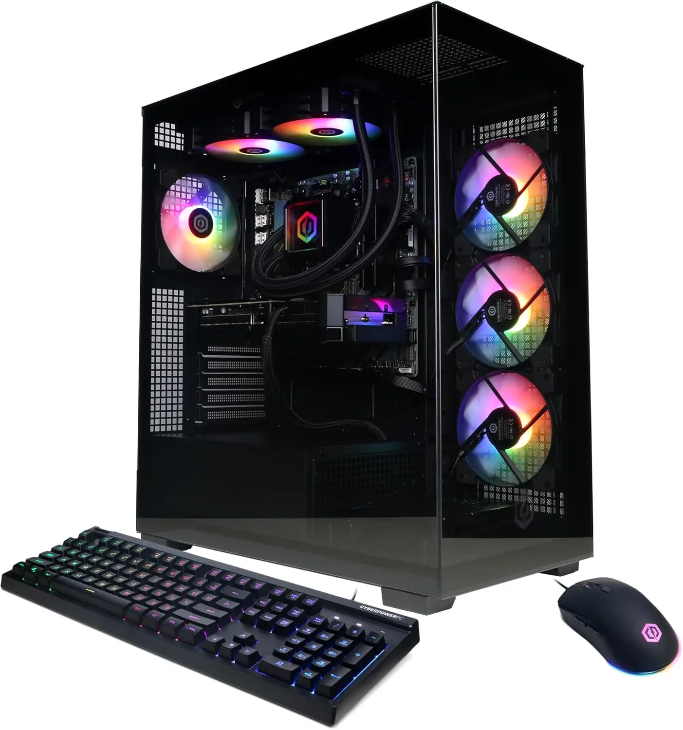 

CyberPowerPC Gamer Xtreme Gaming PC, AMD Ryzen 9 9900X 4.4GHz, GeForce RTX 5070 12GB, 32GB DDR5, 1TB PCIe 4.0 SSD, WiFi Ready
