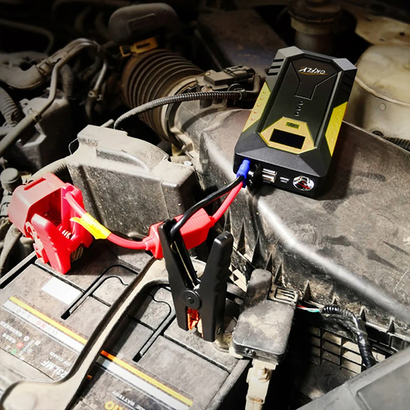 GKFLY 3000A Tragbarer Auto-Starthilfe 59,2 Wh Power Bank Auto-Booster-Ladegerät 12 V Startgerät Benzin Diesel Auto-Booster Buster – Detail 2