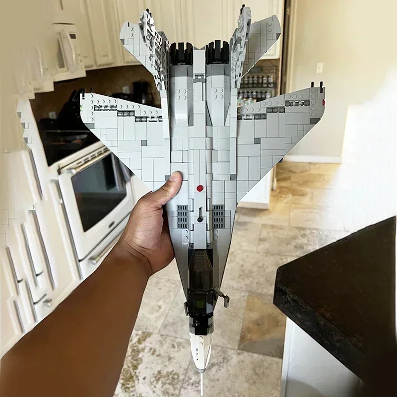 Moc Mattoni da costruzione Modello militare Mikoyan MiG-29 Fighter 1:35 Tecnologia Blocchi modulari Regali Giocattoli di Natale Set fai da te Assemblaggio