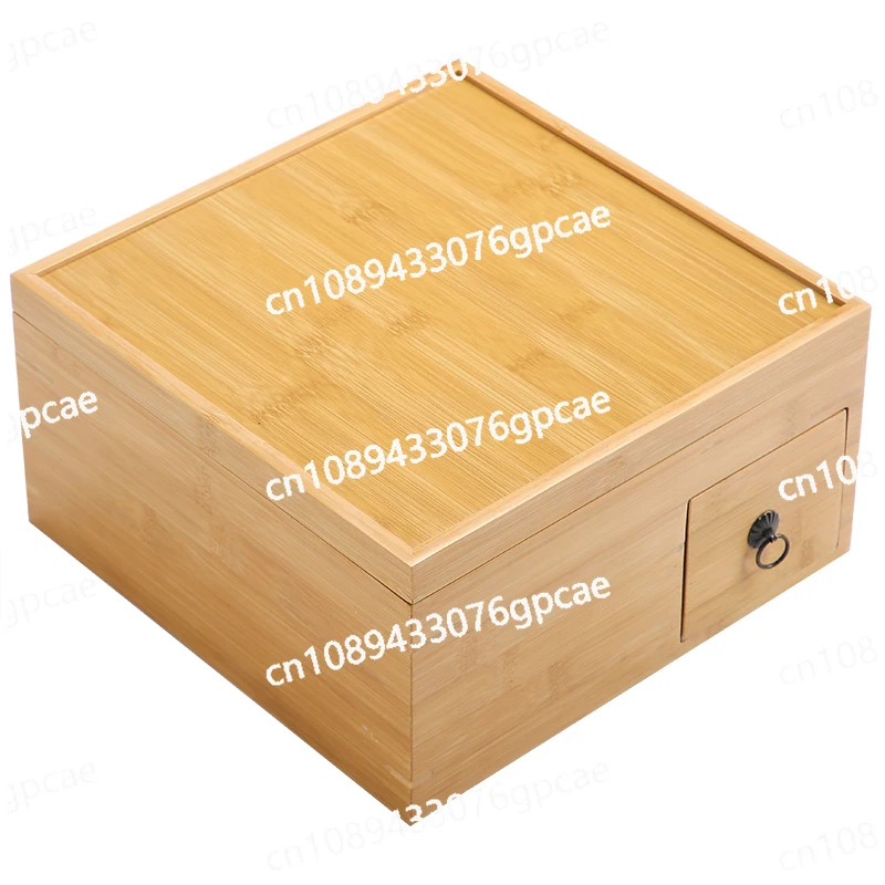 Tea Tray Household Tea Table Small Bamboo Water Storage Tea Sea Drain Kung Fu  Set Dry Brewing Simple Storage Box