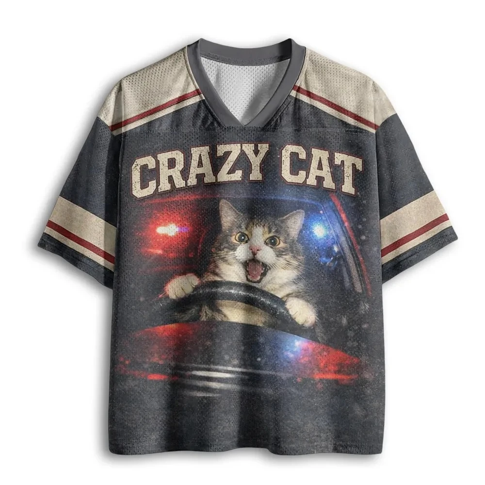 2026 Sommer Mode Neu Retro Gothic UFO Western Buffalo 3D-Druck Schnelltrocknendes T-Shirt Lässiges Lockeres V-Ausschnitt T-Shirt Groß – Detail 5