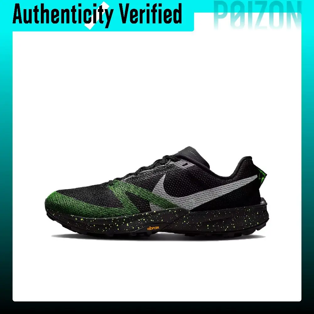 Nike ReactX Terra Kiger 10 Trail Running Shoes Men's Black Green FV3929-011