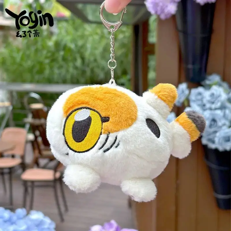 

In Stock Shark Cat Plush Keychain Cute Soft Stuffed Pendant Kawaii Bag Charm For Backpack Purse Wallet Decoration Birthday Gift