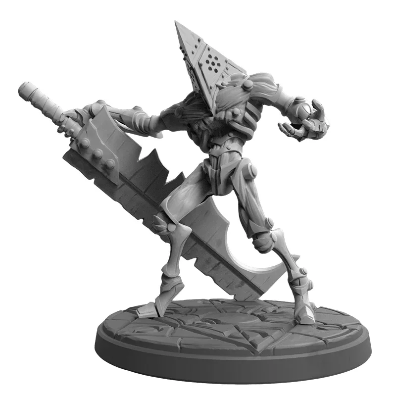 Resin Model Kits Alien Triangular Head Figurine Unpainted No Color RW-045