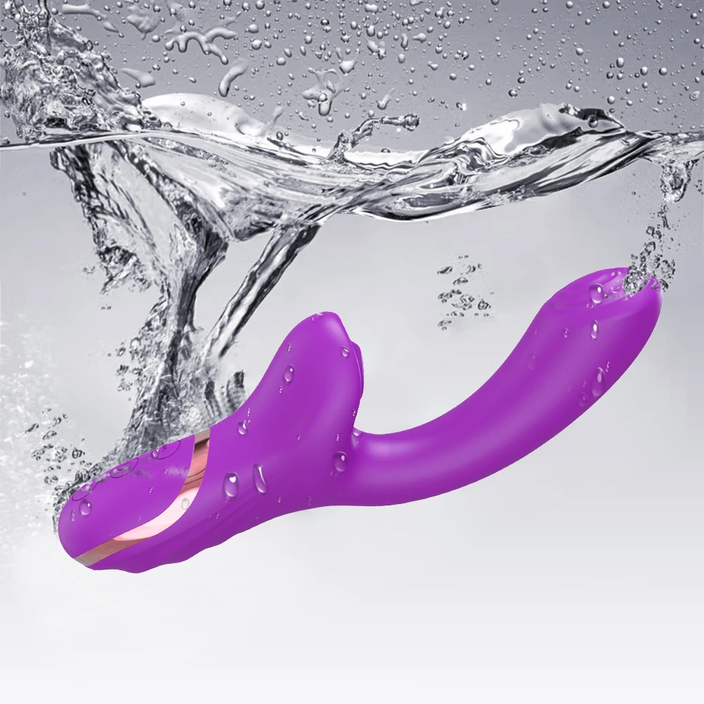 G-spot Vibrator Sex Toys For Women Powerful 2 in 1 Clit Sucker Clitoris Sucking Vacuum Stimulator Dildo Female Masturbation